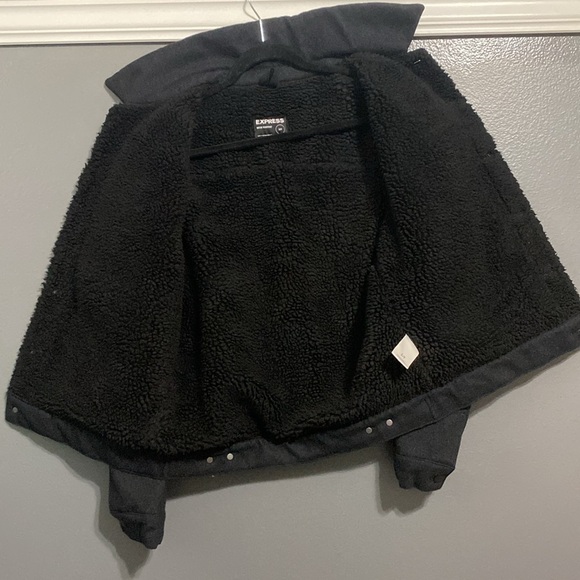 Express Sherpa lined Wool Jacket - Picture 12 of 12